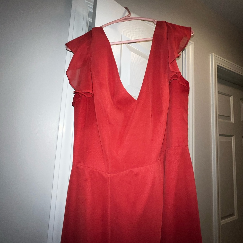 Auburn Bridesmaides Dress (Short)